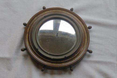 Small convex mirror - ship's wheel