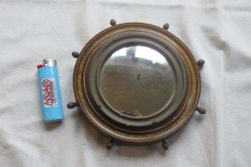 Small convex mirror - ship's wheel