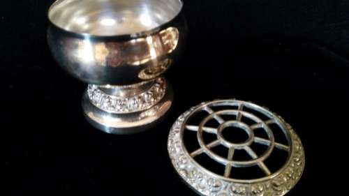 Ianthe posy vase - silver plated