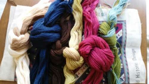 Tapestry/ needlepoint kit - Persian cushion