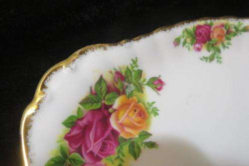 Royal Albert Old Country Roses sandwich plate