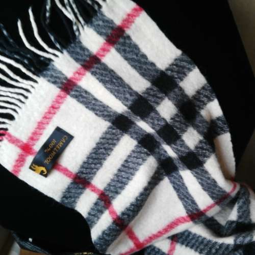 Camel wool scarf - very warm -  as new