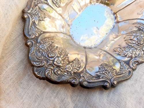 Fabulously ornate silverplate EPNS fruit bowl - 33cm