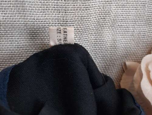 Vintage fashion gloves - suede leather, blue, size small - very good condition