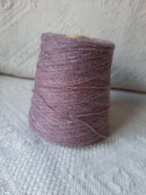 2 cones yarn (Fiesta 4 ply -300g - and courtelle amethyst 500g)