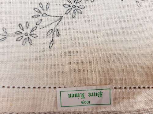 Stamped linen - Regal 3087 pattern - 31 x 46cm