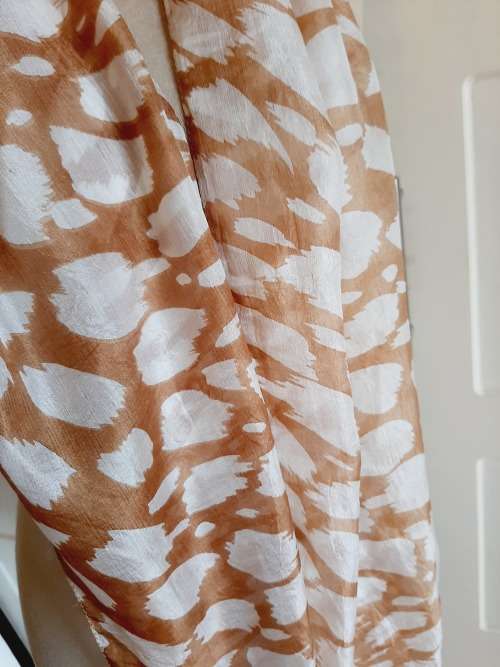 Elegant silk scarf - 160cm x 35 cm long