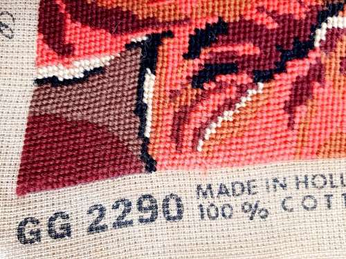 Completed tapestry-  son of the artist