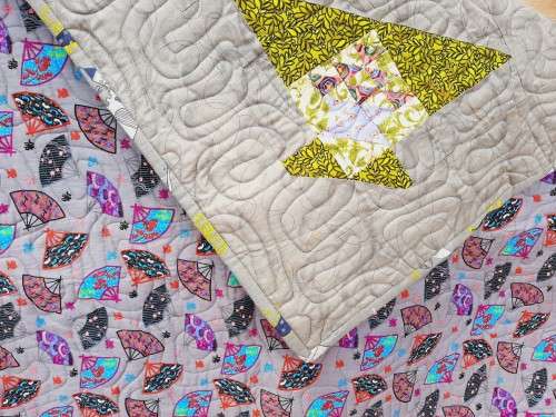 Reversable quilt - 100 x 124cm