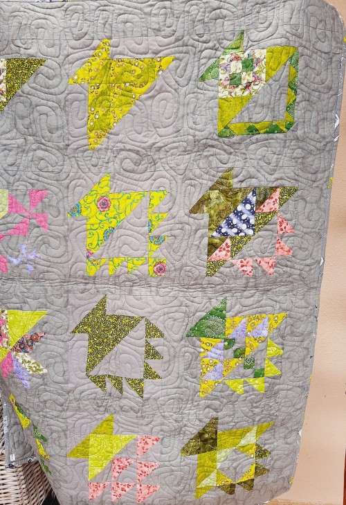 Reversable quilt - 100 x 124cm