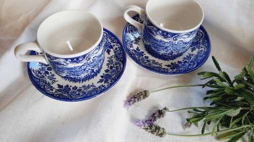 Broadhurst ironstone teacup duos (2)