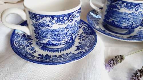 Broadhurst ironstone teacup duos (2)