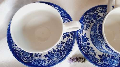 Broadhurst ironstone teacup duos (2)