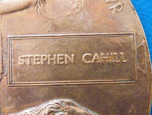 World War 1 commemorative plaque - also known as death penny