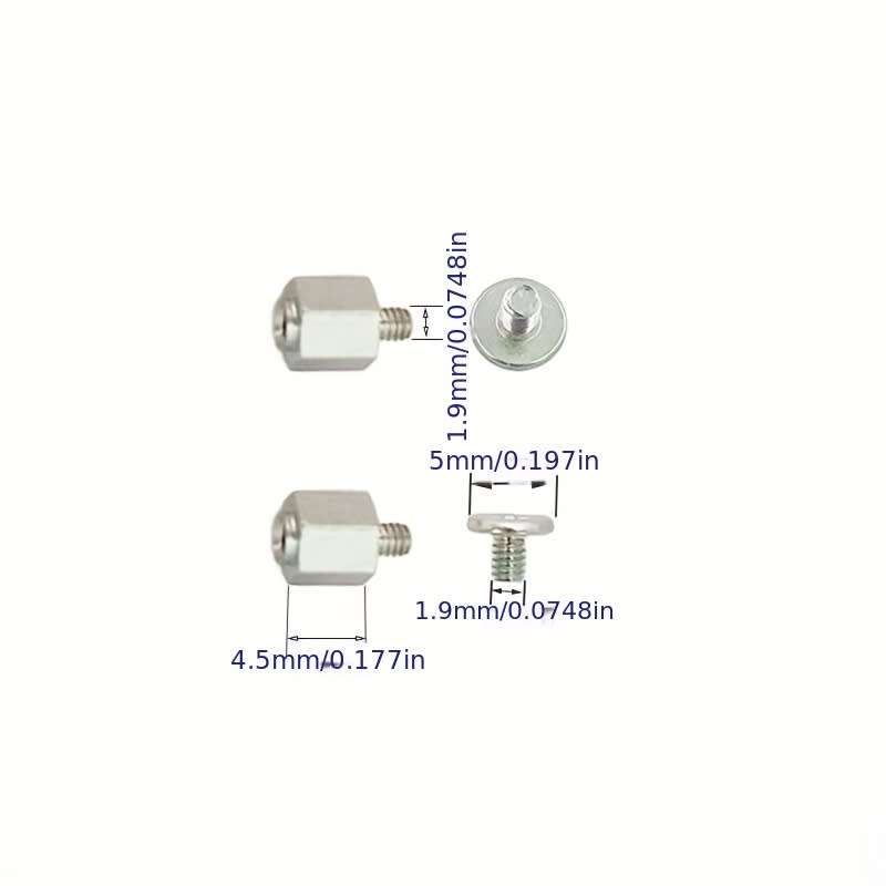 For ASUS Motherboard Uses 5 Sets Of High And Low Screws To Fix M.2 Hard Drives