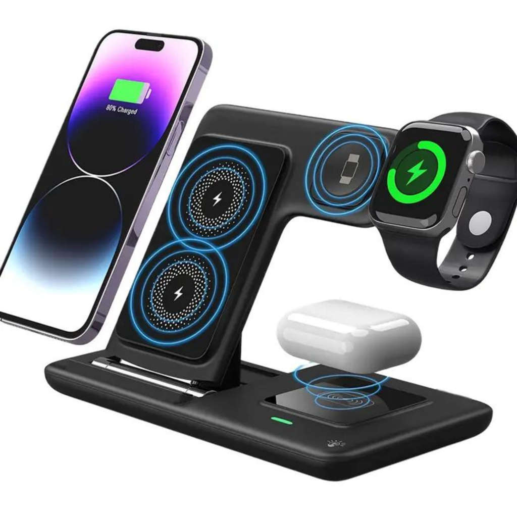 3 In 1 folding Wireless Charger Stand