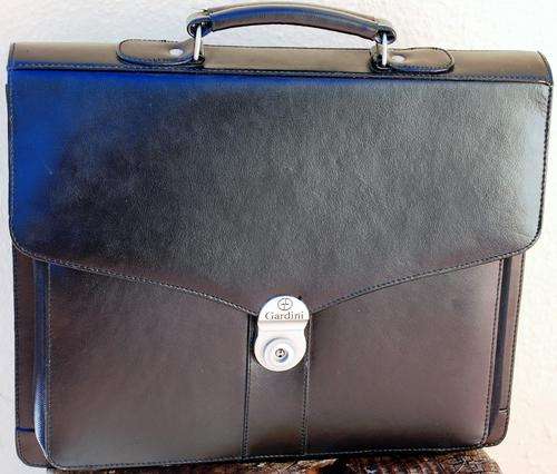 Leather "Gardini" Executive Briefcase