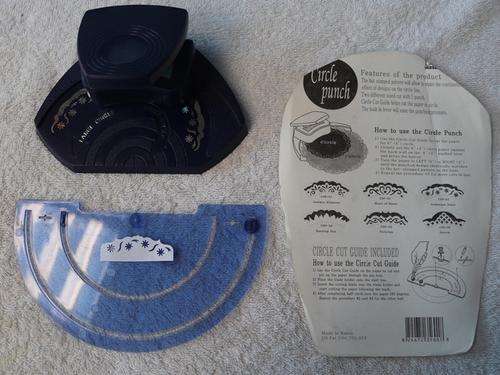 Circle Punch 4and 6 inch Scrapbooking Card Craft