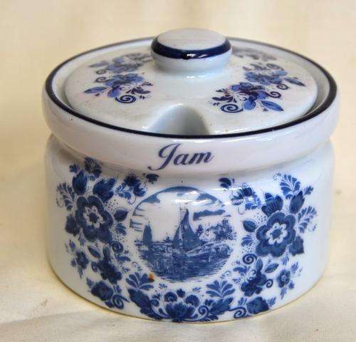 Delfts Blaauw Jam pot