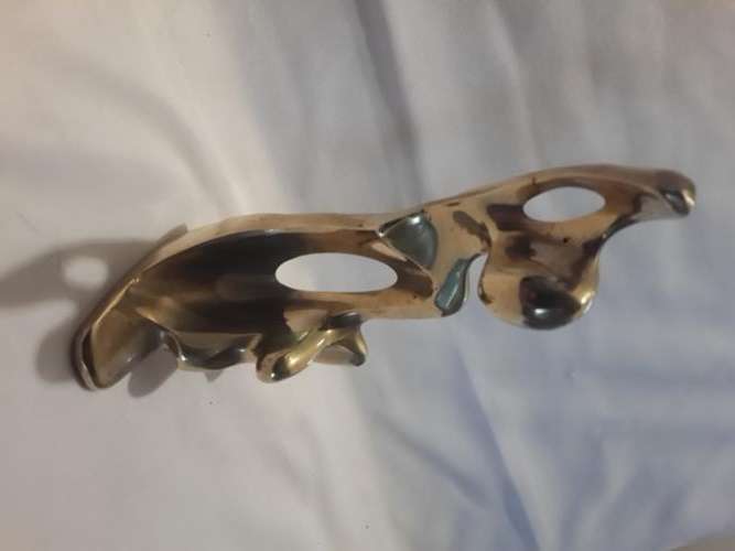 Solid brass lady Hight 14 cm Hight