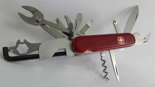 Swiss Army Knife .Wenger Mountain Bike is a model with special tools designed for the cyclist.