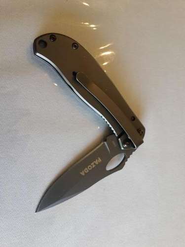 CRKT  folding knive Pocket Knife with side clip and lock Blade