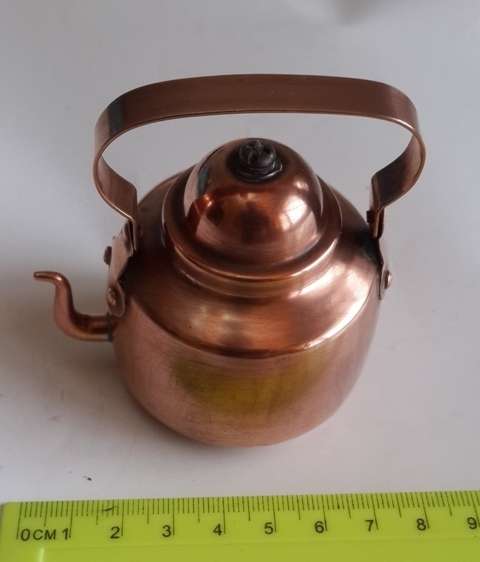 Small copper kettle
