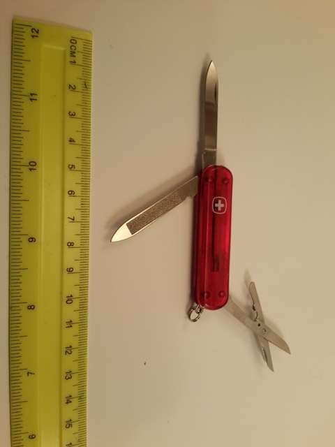 Wenger Swiss Army Knife -Esquire Red scales  small Model