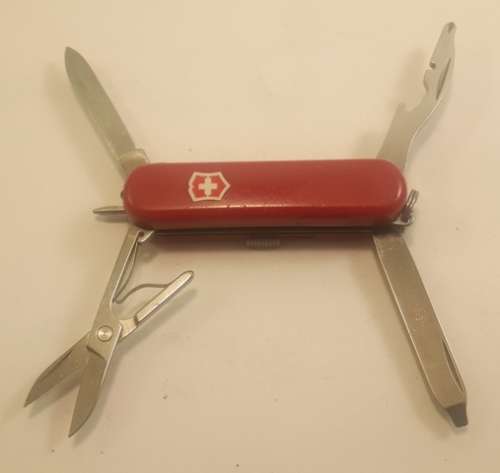 Victorinox Swiss Army Knife - Red Scales-Midnight Manager