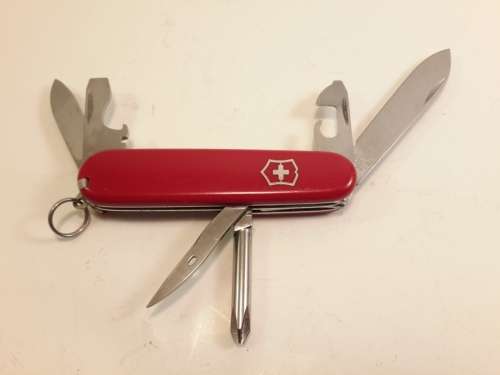 Victorinox Swiss Army Knife Small Tinker Red Scales