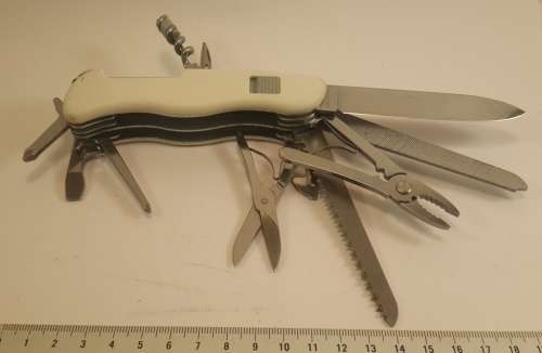 Victorinox Swiss Army Knife -Workchamp White Scales Rare
