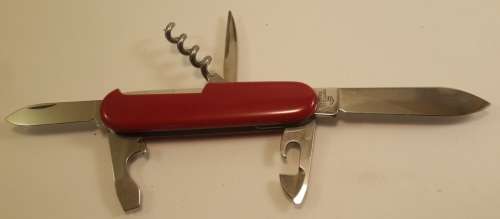 Victorinox Swiss Army Knife - Older  Tourist with  logo Swissair Very Good Condition