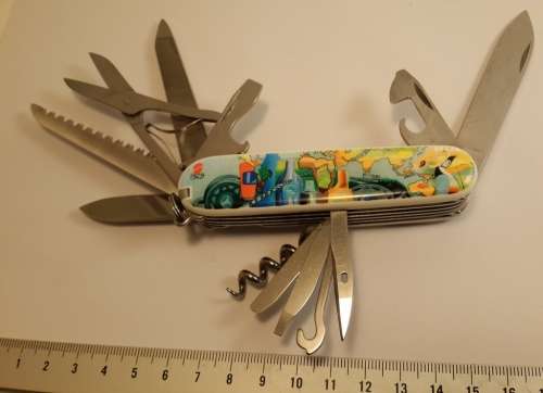 Victorinox - Ranger- Swiss Army Knife Good Condition With Colourfull scales