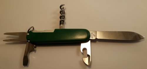 Victorinox Swiss Army Knife -Classic Golfer small golfer tool Discontinued Green Scales