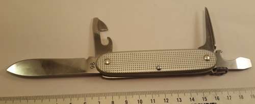 Swiss Army knife Ribbed Alox Soldier  Victorinox  1998 Model Good Condition