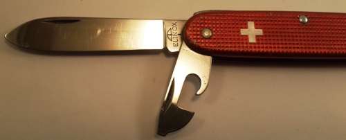 Swiss Army knife Ribbed Alox Pioneer  Elinox Pre 1974