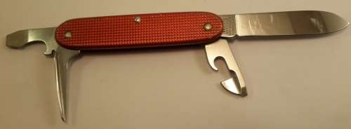 Swiss Army knife Ribbed Alox Pioneer  Elinox Pre 1974