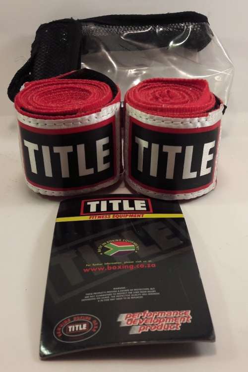 Title Boxing Hand wraps Legnth 3 Meter width 5cm two rolls