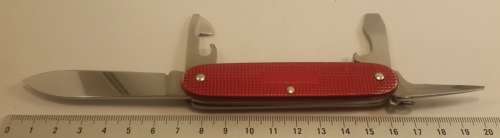 Swiss Army knife Ribbed Alox Pioneer  Red Victorinox