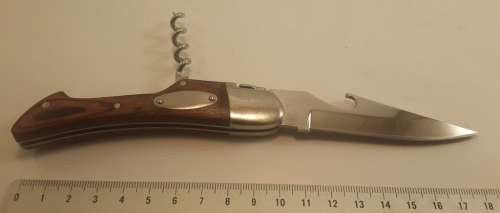 Laguiole L'Eclair Pocket Knife Bottle opener and Cork screw