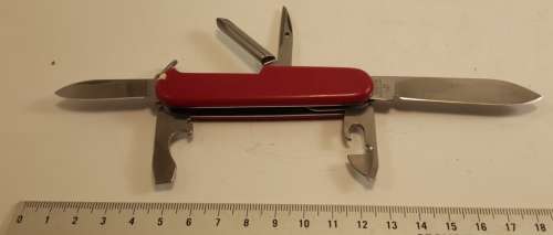 Victorinox Swiss Army Knife Small Tinker 82 mm Red Scales
