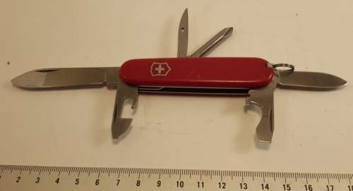 Victorinox Swiss Army Knife Small Tinker 84 mm Red Scales