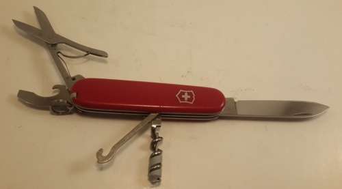 Victorinox Swiss Army Knife Compact Red Scales