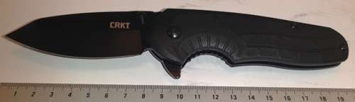 CRKT  folding  Pocket Knife with side clip and lock Blade Copacetic