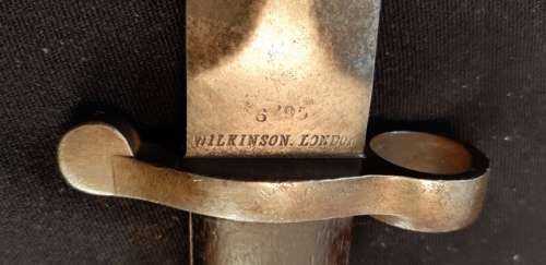 British 1881 Lee-Metford Bayonet, Wilkinson London no scabbard