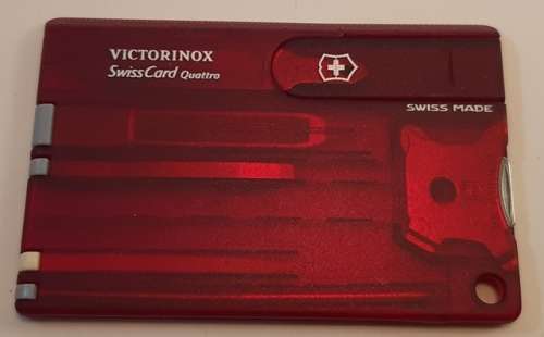 Victorinox Swiss Card Red Quatro