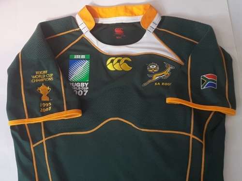 SA rugby Canterbury Sasol springbok rugby jersey 1995 - 2007