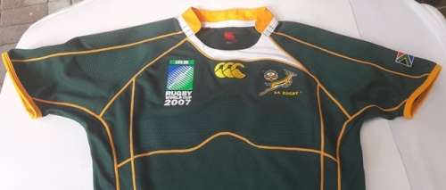 SA rugby Canterbury Sasol springbok rugby jersey 1995 - 2007