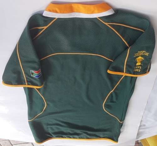 SA rugby Canterbury Sasol springbok rugby jersey 1995 - 2007