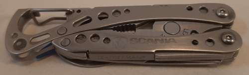 Leatherman Style Ps - Blue and Silver With Scania Logo on Scale